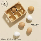 Le Toy Van Wooden Farm Eggs Crate
