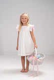 The Oaks Apparel Pastel Swiss Dot Dress