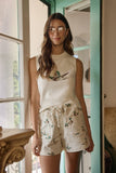 Sleeveless Mallard Top