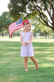Lila & Hayes Star Spangled Lola Romper