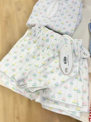 Lullaby Set Pima Sailboat Short