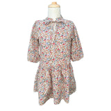 Pleat Collection Jewel Floral Eve Dress