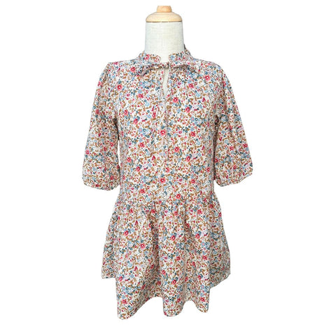 Pleat Collection Jewel Floral Eve Dress