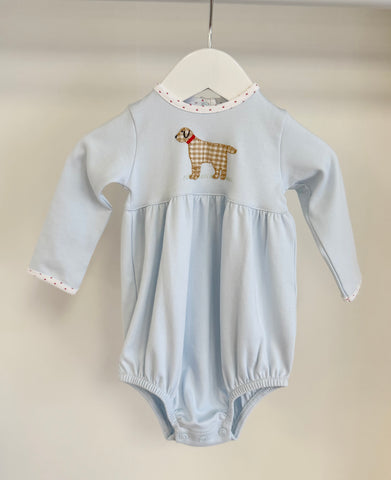 Squiggles by Charlie Blue Lab Long Sleeve Bubble
