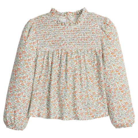 Little English James Floral Hallie Top