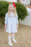 James & Lottie Knit Smocked Wreath Dress