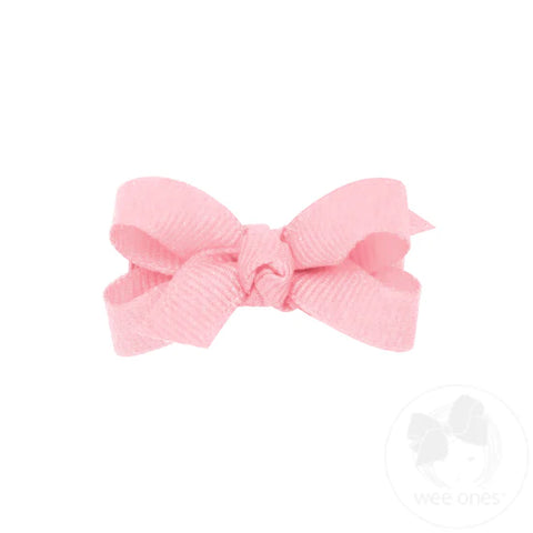 Wee Ones Baby Bow- Pearl Pink