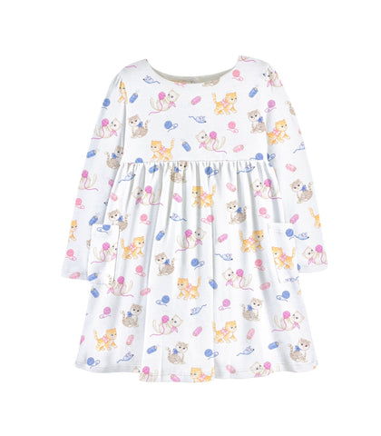 Baby Club Chic Kitten Playtime Pocket Dress