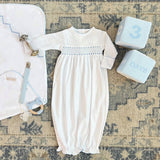 The Beaufort Bonnet Company Sweetly Smocked Boys Gown