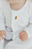 Winn & William Hand Embroidered Puppy Footie