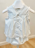 Baby Sen Blue Dylan Lace Diaper Set