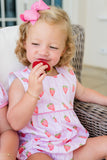 James & Lottie Strawberry Stripe Knit Lottie Bubble PRESALE