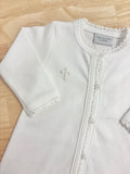 Squiggles by Charlie White Crochet Trim Cross Day Gown