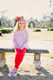 James & Lottie Pima Letters to Santa Harper Legging Set