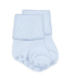 Jefferies Smooth Edge Turn Cuff Socks (White, Pink, Blue)