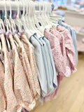 Anvy Kids Pink Floral & Sage Long Bubble