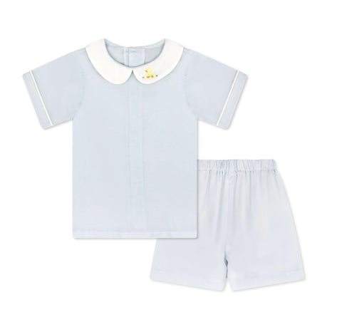 Lullaby Set Blue Duck Short Set