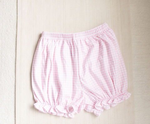 James & Lottie Pink Gingham Bloomers