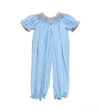 Zuccini Kids Girls Long Pumpkin Romper