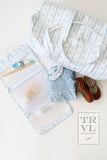 TRVL Blue Ribbon Floral Weekender Duffel Bag