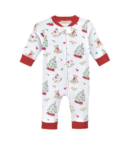 Baby Club Chic Holiday Time Zip Pajama