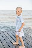 James & Lottie Knit Our Country Blue POLO *Pre Sale*