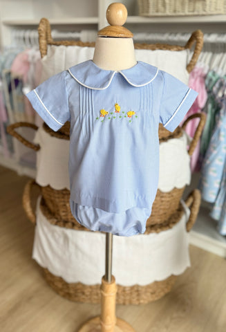 True Bullion Embroidered Chick Diaper Set