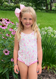James & Lottie Fuchsia Floral Lottie One Piece Swimsuit