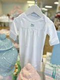 Little English Pinpoint Rocking Horse Gown
