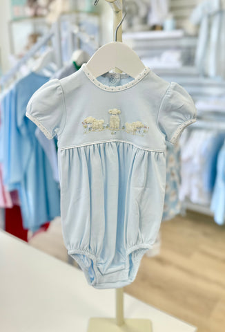Squiggles by Charlie Pale Blue Lamb Trio Girls Bubble