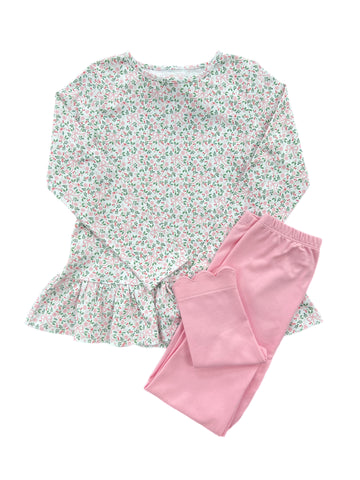 James & Lottie Pima "Bows of Holly" Loren Bow Legging Set