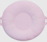 Goose Waddle Sadie Pink Gingham Pello Floor Cushion