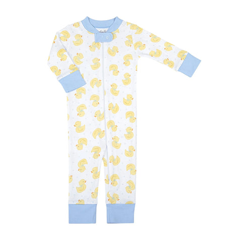Magnolia Baby Precious Ducklings Boys Zip Pajamas