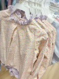 Anvy Kids Lavender & Floral Bloomer Pant Set