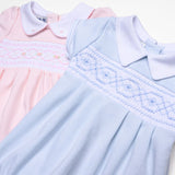 Magnolia Baby Abby & Alex Smocked Collared Girls Bubble