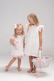 The Oaks Apparel Pastel Swiss Dot Bloomer Set