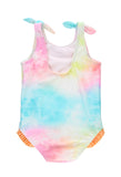 Ruffle Butts Tie Dye One Piece Swimsuit