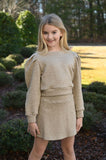 Pleat Collection Oat Libba Sweater Skirt