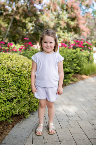 Grace & James Lavender Floral Terry Set