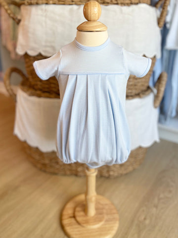 Squiggles by Charlie Blue Mini Stripe Bubble
