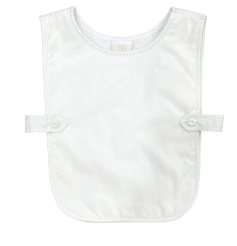 Lullaby Set Blue Bitty Dot Trim Celebration Bib