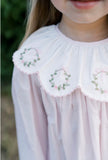 Lullaby Set Pink Batiste Wreath Chloe Dress
