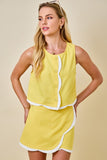 Sunshine Linen Skort Set