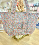 TRVL XL Tote- Garden Floral