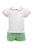 The Proper Peony Remi Reindeer Short Set