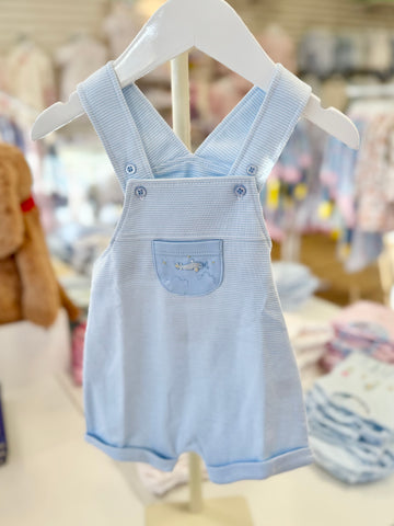 Squiggles by Charlie Blue Mini Stripe Airplane Sunsuit