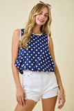 Sailor Dot Bubble Top