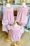 Anvy Kids Pink Check Dress