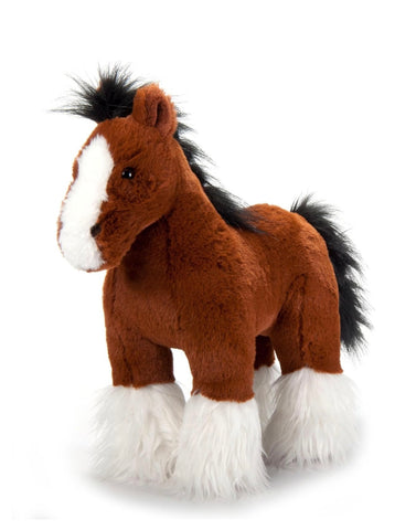 The Petting Zoo Standing Clydesdale Horse 12"