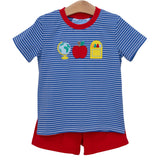 Trottet Street School Supplies Trio Short Set